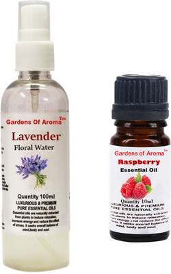 

Gardens Of Aroma Lavender Floral Water And Raspberry Essential Oil(110 ml)