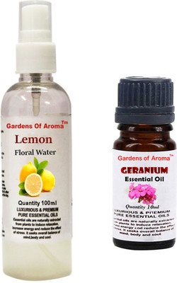 

Gardens Of Aroma Lemon Floral Water And Geranium Essential Oil(110 ml)