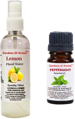 

Gardens Of Aroma Lemon Floral Water And Peppermint Essential Oil(110 ml)