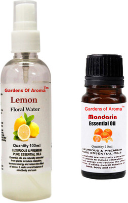 

Gardens Of Aroma Lemon Floral Water And Mandarin Essential Oil(110 ml)