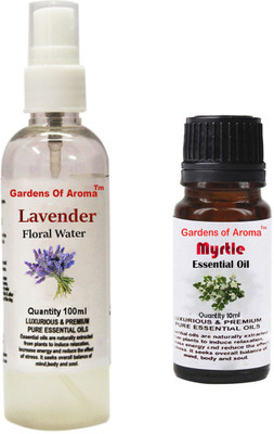 

Gardens Of Aroma Lavender Floral Water And Myrtle Essential Oil(110 ml)