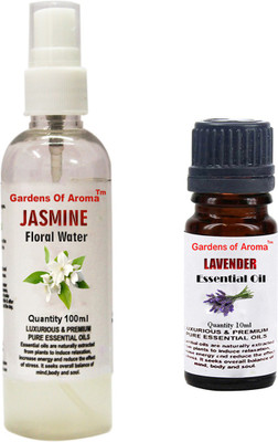 

Gardens Of Aroma Jasmine Floral Water And Lavender Essential Oil(110 ml)
