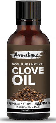AROMATIQUE Clove Essential Oil 30ml ,Therapeutic Grade 100% Pure Clove Oil for Teeth,Hair and Skin (30ML)(30 ml)