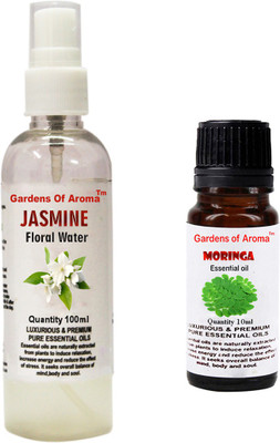

Gardens Of Aroma Jasmine Floral Water And Moringa Essential Oil(110 ml)