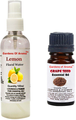 

Gardens Of Aroma Lemon Floral Water And Grapeseed Essential Oil(110 ml)