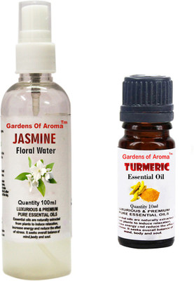 

Gardens Of Aroma Jasmine Floral Water And Tumeric Essential Oil(110 ml)