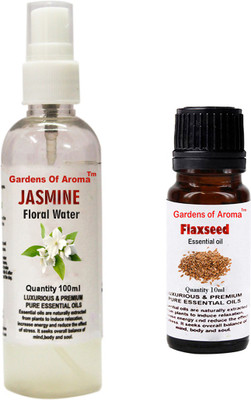

Gardens Of Aroma Jasmine Floral Water And Flaxseed Essential Oil(110 ml)
