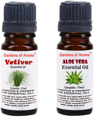 Gardens Of Aroma Vetiver And Aloe vera(20 ml)
