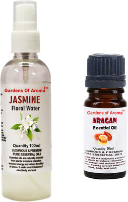 

Gardens Of Aroma Jasmine Floral Water And Argan Essential Oil(110 ml)