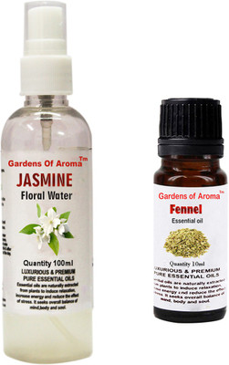 

Gardens Of Aroma Jasmine Floral Water And Fennel Essential Oil(110 ml)