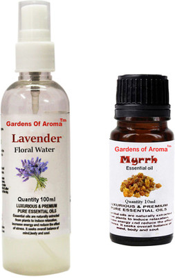 

Gardens Of Aroma Lavender Floral Water And Myrrh Essential Oil(110 ml)