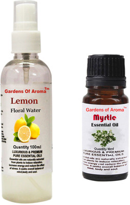 

Gardens Of Aroma Lemon Floral Water And Myrtle Essential Oil(110 ml)