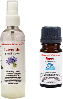 

Gardens Of Aroma Lavender Floral Water And Aqua Essential Oil(110 ml)