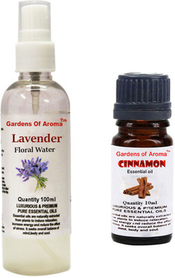 

Gardens Of Aroma Lavender Floral Water And Cinnamon Essential Oil(110 ml)