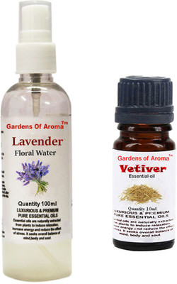 

Gardens Of Aroma Lavender Floral Water And Vetiver Essential Oil(110 ml)