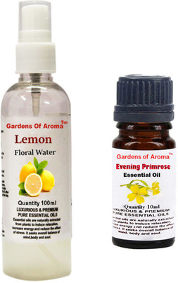 

Gardens Of Aroma Lemon Floral Water And Evening primrose Essential Oil(110 ml)