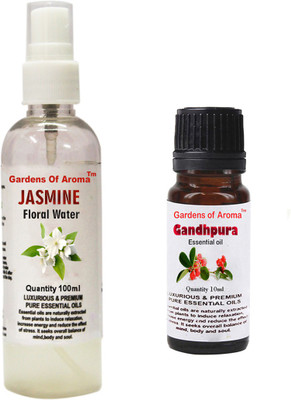 

Gardens Of Aroma Jasmine Floral Water And Gandhpura Essential Oil(110 ml)