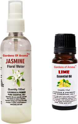 

Gardens Of Aroma Jasmine Floral Water And Lime Essential Oil(110 ml)