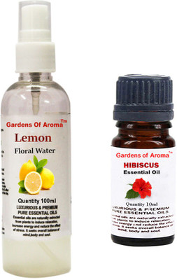 

Gardens Of Aroma Lemon Floral Water And Hibiscus Essential Oil(110 ml)