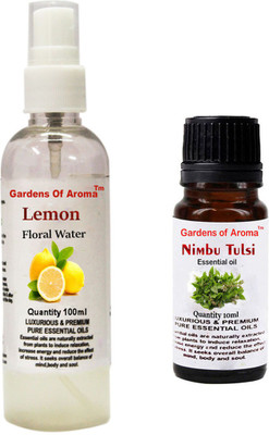

Gardens Of Aroma Lemon Floral Water And Nimbutulsi Essential Oil(110 ml)