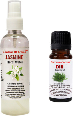 

Gardens Of Aroma Jasmine Floral Water And Dill Essential Oil(110 ml)