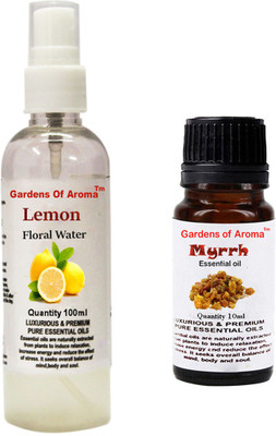 

Gardens Of Aroma Lemon Floral Water And Myrrh Essential Oil(110 ml)
