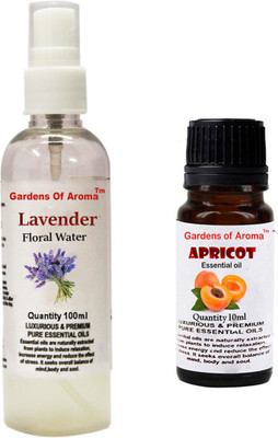 

Gardens Of Aroma Lavender Floral Water And Apricot Essential Oil(110 ml)