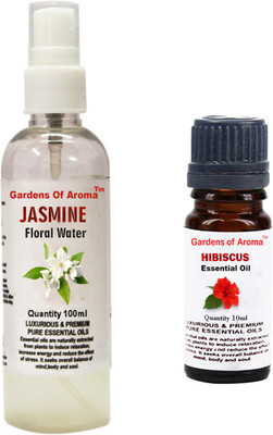 

Gardens Of Aroma Jasmine Floral Water And Hibiscus Essential Oil(110 ml)