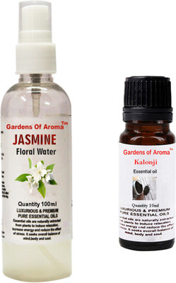 

Gardens Of Aroma Jasmine Floral Water And Kalonji Essential Oil(110 ml)