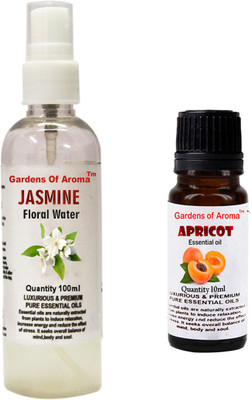

Gardens Of Aroma Jasmine Floral Water And Apricot Essential Oil(110 ml)