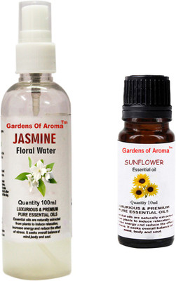 

Gardens Of Aroma Jasmine Floral Water And Sunflower Essential Oil(110 ml)
