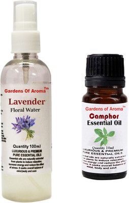 

Gardens Of Aroma Lavender Floral Water And Camphor Essential Oil(110 ml)