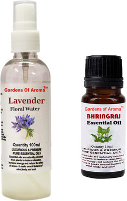 

Gardens Of Aroma Lavender Floral Water And Bhringraj Essential Oil(110 ml)