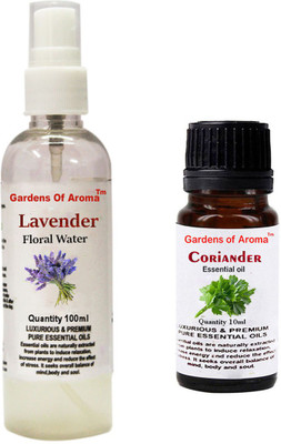 

Gardens Of Aroma Lavender Floral Water And Coriander Essential Oil(110 ml)