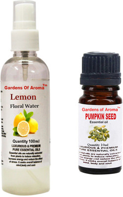 

Gardens Of Aroma Lemon Floral Water And Pumkinseed Essential Oil(110 ml)