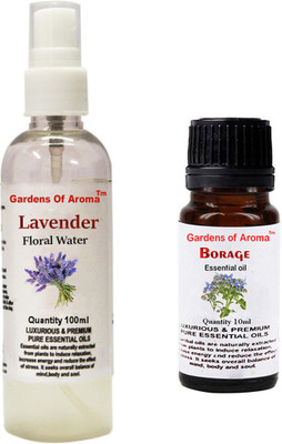 

Gardens Of Aroma Lavender Floral Water And Borage Essential Oil(110 ml)