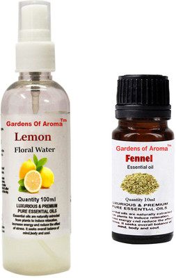 

Gardens Of Aroma Lemon Floral Water And Fennel Essential Oil(110 ml)