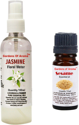 

Gardens Of Aroma Jasmine Floral Water And Sesame Essential Oil(110 ml)