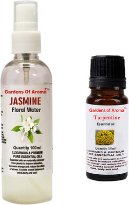 

Gardens Of Aroma Jasmine Floral Water And Turpentine Essential Oil(110 ml)