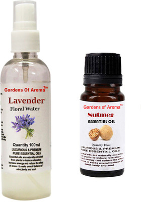 

Gardens Of Aroma Lavender Floral Water And Nutmeg Essential Oil(110 ml)