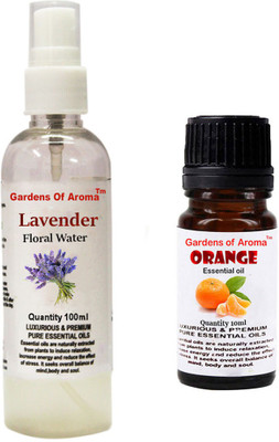 

Gardens Of Aroma Lavender Floral Water And Orange Essential Oil(110 ml)