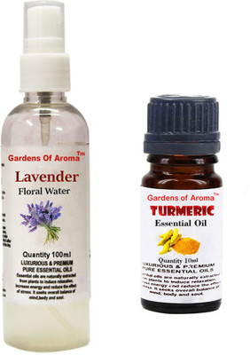 Gardens Of Aroma Lavender Floral Water And Tumeric Essential Oil(110 ml)