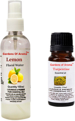 

Gardens Of Aroma Lemon Floral Water And Turpentine Essential Oil(110 ml)