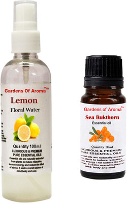 

Gardens Of Aroma Lemon Floral Water And Seabukthorn Essential Oil(110 ml)