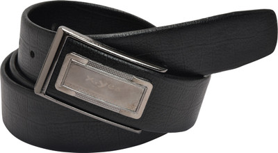 

FT Men Casual Black Genuine Leather Reversible Belt