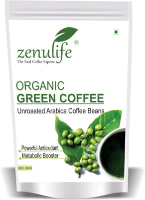 

zenulife 100% Pure And Natural Green Coffee Beans Powder - 800 Gm (Pack Of 1) Instant Coffee(800 g, Green Coffee, Unflavoured Flavoured)