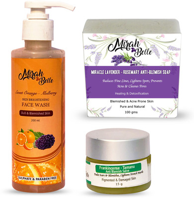 

Mirah Belle Naturals Skin Brightening Silver Kit(Set of 3)