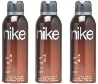 

Nike Man Urban Musk Deodorant Spray for Men 200ML Each (Pack of 3) Deodorant Spray - For Men(600 ml, Pack of 3)