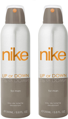 

Nike Man Up or Down Deodorant Spray for Men 200ML Each (Pack of 2) Deodorant Spray - For Men(400 ml, Pack of 2)