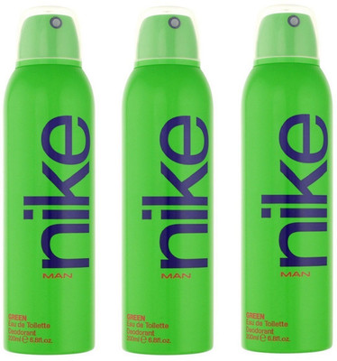 

Nike Man Green Deodorant Spray for Men 200ML Each (Pack of 3) Deodorant Spray - For Men(600 ml, Pack of 3)